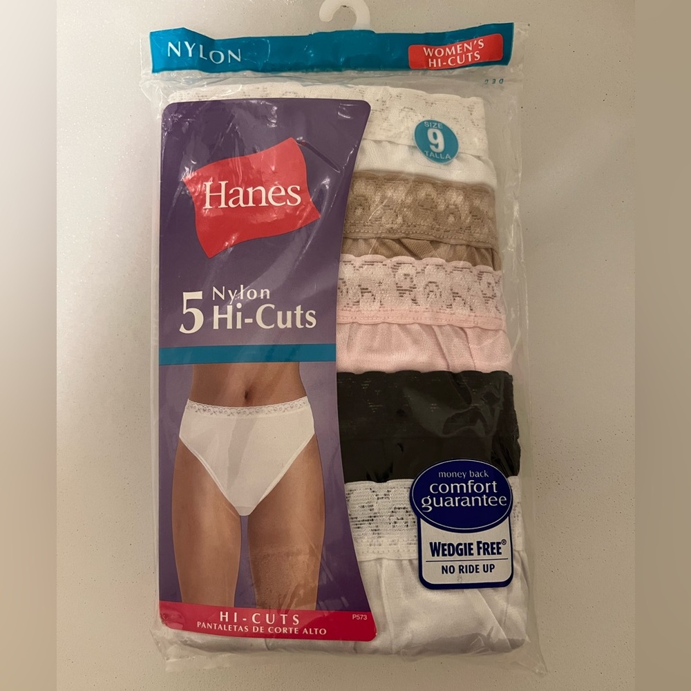 Hanes Nylon Hi-Cuts 5-Pack in Assorted Colors